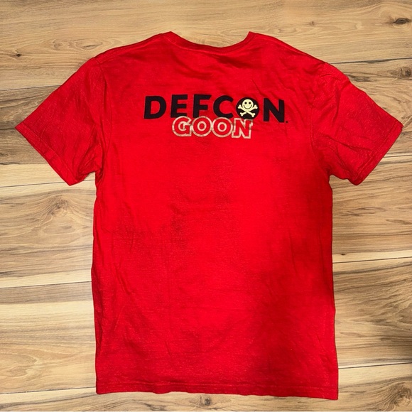 Defcon Goon Shirt Women’s medium Hackathon Def Con Cypher Core Red Tech Gear - Picture 6 of 6